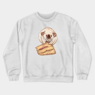 Rat Eating Cake Crewneck Sweatshirt